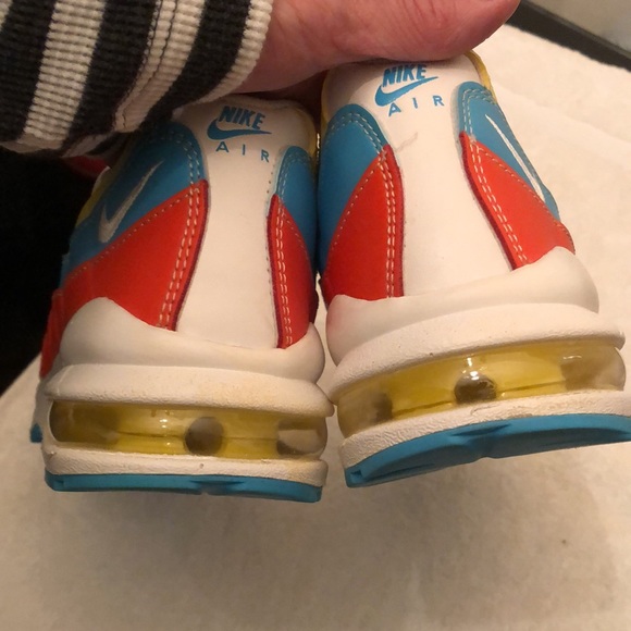 NIKE AIR MAX 96 GS RUNNING SNEAKERS MENS-BOYS SIZE 6Y WOMENS SIZE 8 - Picture 10 of 16